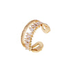 Wholesale Women's Geometric Sterling Silver 925 Irregular Crown Zircon Ring With Electroplating