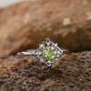 Wholesale Women's Geometric 925 Sterling Silver 18K Gold Plated Natural Color Treasure Pendant Necklace With Gem Setting