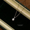 Wholesale Women's Geometric Sterling Silver Moissanite Inlay Pendant Necklace With Cross Chain