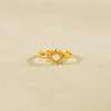 Wholesale Women's Geometric 925 Sterling Silver Sun Ring With Electroplating