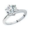 Wholesale Women's Geometric 925 Sterling Silver Zircon Inlaid Electroplated Wedding Ring Light Luxury Gorgeous Fashion Simple Classic