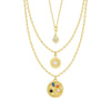 Wholesale Women's Geometric 925 Sterling Silver Zirconia Flower Pendant Cross Chain Necklace
