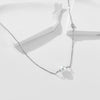 Wholesale Women's Geometric Style 925 Silver Diamond Design Cross Chain Beading Necklace