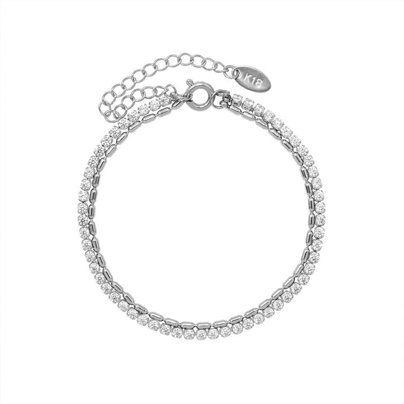 Wholesale Women's Geometric 316L Stainless Steel Electroplated Bracelet Jewelry