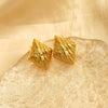 Wholesale Women's Geometric Titanium Steel Electroplated Earrings