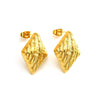 Wholesale Women's Geometric Titanium Steel Electroplated Earrings