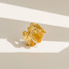 Wholesale Women's Geometric Titanium Steel Electroplated Ring