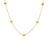 Wholesale Women's Geometric Titanium Steel 18K Gold Plated Fashion Clavicle Chain Jewelry