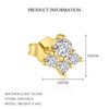 Wholesale Women's Geometric Triangle S925 Sterling Silver Earrings With Flash Diamond And Zirconia