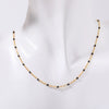 Wholesale Women's Geometric Ushaped Dripping Oil Titanium Steel Copper Ochain Stacking Accessories