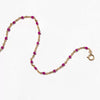 Wholesale Women's Geometric Ushaped Dripping Oil Titanium Steel Copper Ochain Stacking Accessories