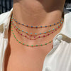 Wholesale Women's Geometric Ushaped Dripping Oil Titanium Steel Copper Ochain Stacking Accessories