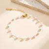Wholesale Women's Geometric Vacuum Plated Stainless Steel Ochain Bracelet