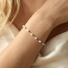 Wholesale Women's Geometric Vacuum Plated Stainless Steel Ochain Bracelet