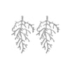 Wholesale Women's Geometric Zinc Alloy Electroplating Fashion Light Luxury Exaggerated Leaves Earrings