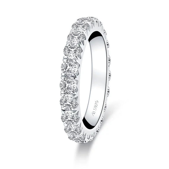Wholesale Women's Geometric Zircon Diamond Ring In S925 Sterling Silver