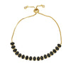 Wholesale Women's Geometric Zircon Inlaid Copper Bracelet