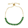 Wholesale Women's Geometric Zircon Inlaid Copper Bracelet