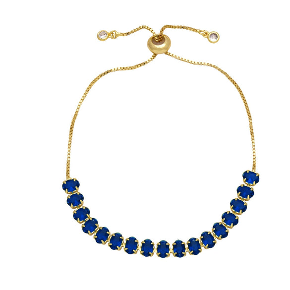 Wholesale Women's Geometric Zircon Inlaid Copper Bracelet