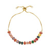 Wholesale Women's Geometric Zircon Inlaid Copper Bracelet