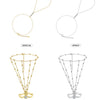 Wholesale Women's Geometric Zircon S925 Silver Chain Bracelet Simple Multilayer Combination Finger Jewelry