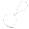 Wholesale Women's Geometric Zircon S925 Silver Chain Bracelet Simple Multilayer Combination Finger Jewelry