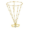Wholesale Women's Geometric Zircon S925 Silver Chain Bracelet Simple Multilayer Combination Finger Jewelry