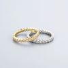 Wholesale Women's Geometric Zircon S925 Sterling Silver Hexagonal Ring Set