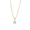 Wholesale Women's Geometric Zircon Water Drop Necklace With Real Gold Plating In The Furnace And String Of Pearls Chain Light Luxury Style