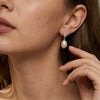 Wholesale Women's Geometric Zirconia 925 Silver Earrings