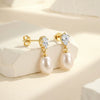 Wholesale Women's Geometric Zirconia 925 Silver Earrings
