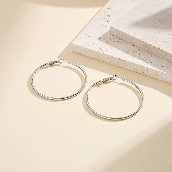 Wholesale Women's Glamorous Geometric Stainless Steel Electroplated Earrings With Original Design