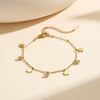 Wholesale Women's Glowing Geometric Stainless Steel Electroplated Bracelet