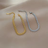 Wholesale Women's Gold Inlaid Constellation Titanium Steel Chain Bracelet