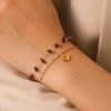Wholesale Women's Gold Plated Geometric Stainless Steel Bracelets Doublelayered Stackable Jewelry