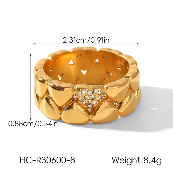 Wholesale Women's Gold Plated Geometric Stainless Steel Necklace And Bracelet Jewelry