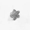 Wholesale Women's Golden Flower Jewelry Set With Plants And Flowers Pattern Made Of Titanium Steel And Electroplated