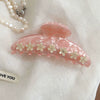 Wholesale Women's Hair Accessories Cherry Blossom Grab Clip Acetic Acid Handmade High End Head Hairpin