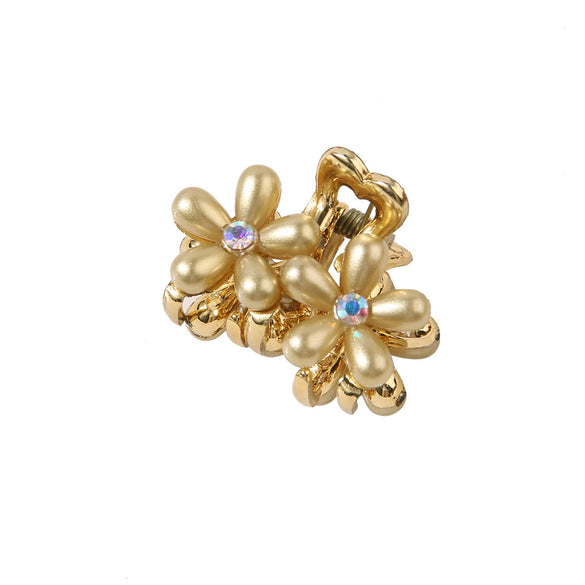 Wholesale Women's Hair Accessories Handmade Imitation Pearl Flower Hair Clip