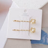 Wholesale Women's Hair Clip Alloy Golden Flower Antique Style Electroplated