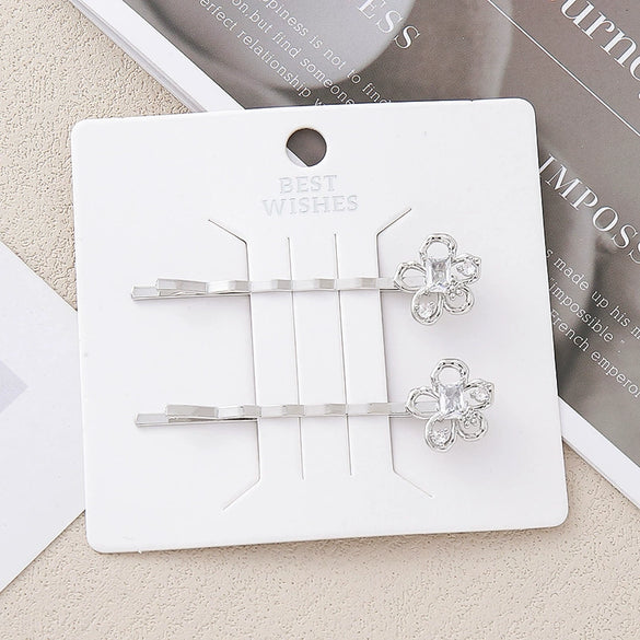 Wholesale Women's Hair Clip Alloy Golden Flower Antique Style Electroplated