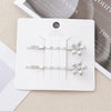 Wholesale Women's Hair Clip Alloy Golden Flower Antique Style Electroplated