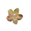 Wholesale Women's Hair Grab Clip Acetic Acid Pearl Flower Handmade