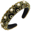 Wholesale Women's Hair Hoop Cloth Retro Baroque Heavy Industry Diamond Inlaid Headband Hair Accessories