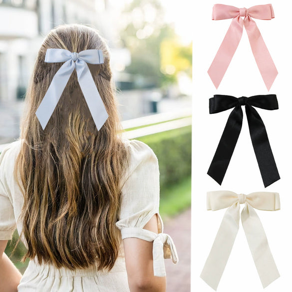 Wholesale Women's Hairpins Ribbon Bow Polyester Fiber Handmade