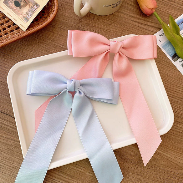 Wholesale Women's Hairpins Ribbon Bow Polyester Fiber Handmade