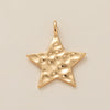 Wholesale Women's Hand Hammered Copper Gold Plated Love Necklace With Star Shape Celestial Pendant Diy Accessories
