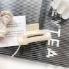 Wholesale Women's Handmade Acetate Sheet Square Hair Grab Clip Elegant Early Spring Hair Accessory