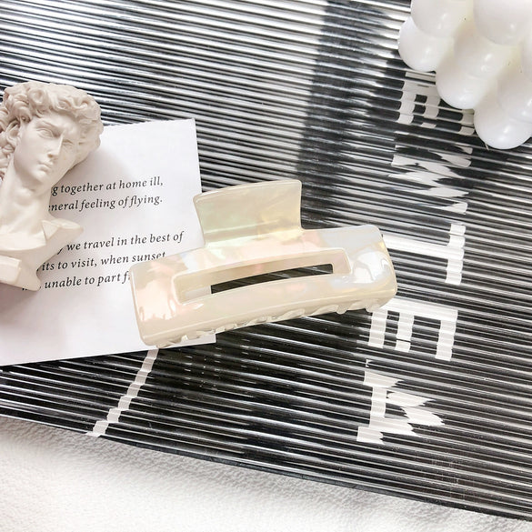 Wholesale Women's Handmade Acetate Sheet Square Hair Grab Clip Elegant Early Spring Hair Accessory