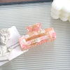 Wholesale Women's Handmade Acetate Sheet Square Hair Grab Clip Elegant Early Spring Hair Accessory